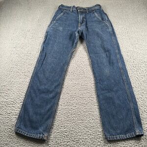 Patagonia Jeans‎ Mens 28 Blue Hemp Denim 5 Pocket Carpenter Pants Workwear